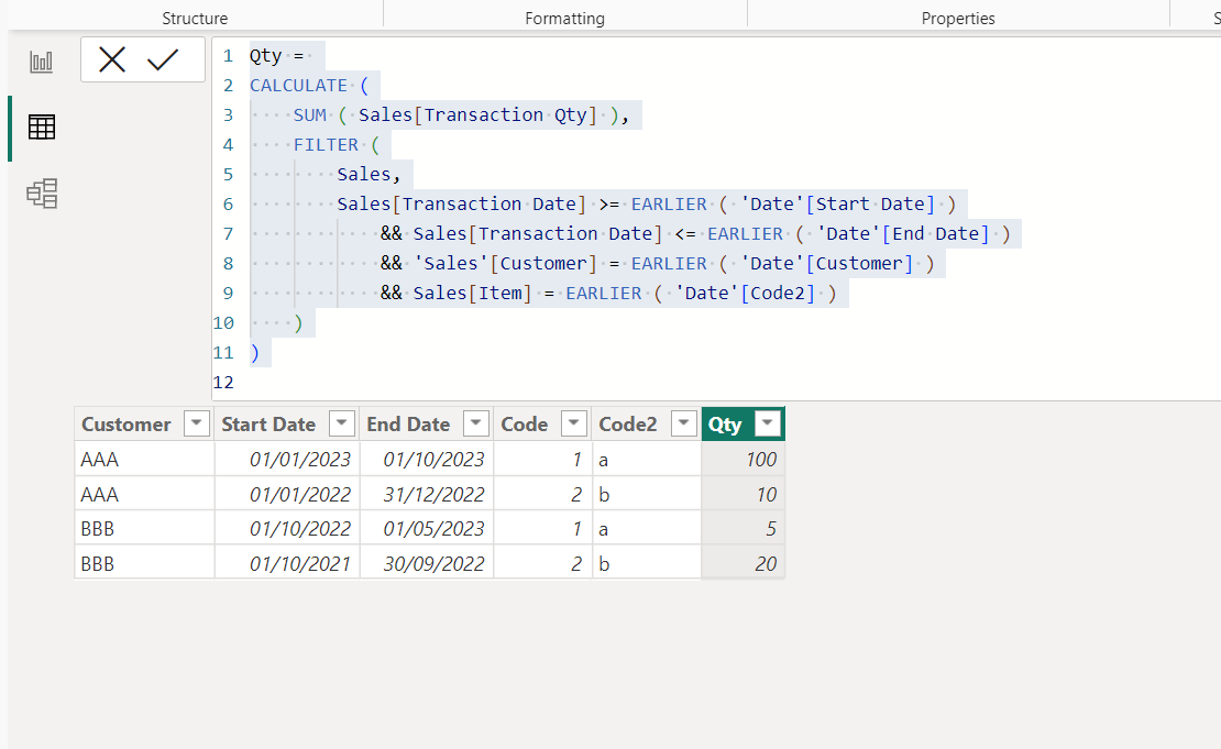 Solved: Sales between two different dates but the dates ha ...