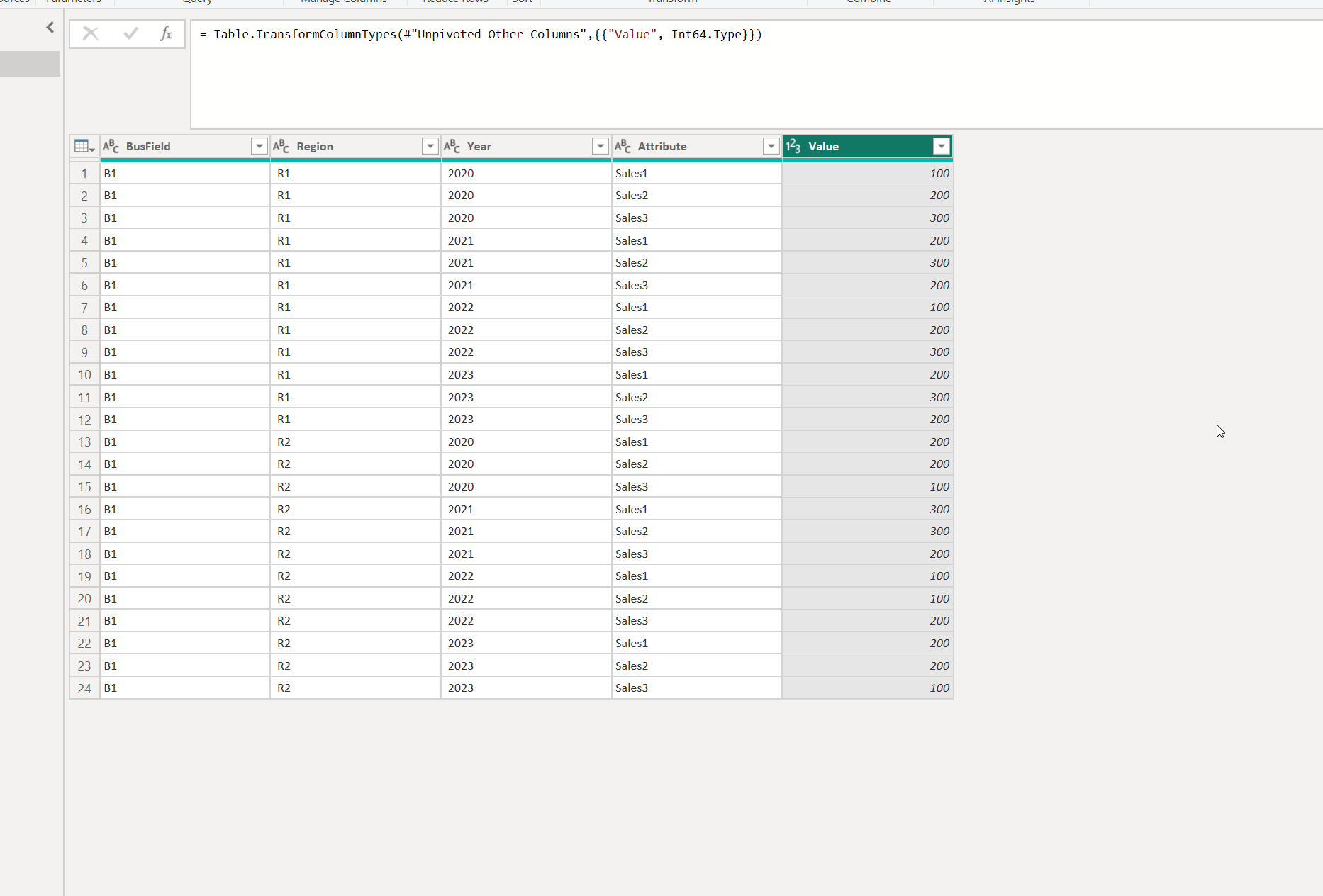 DAX create a table pivot like - Microsoft Fabric Community
