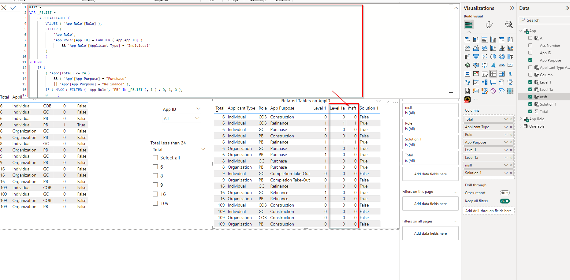 Solved: DAX Calculated measure verification - Microsoft Fabric Community