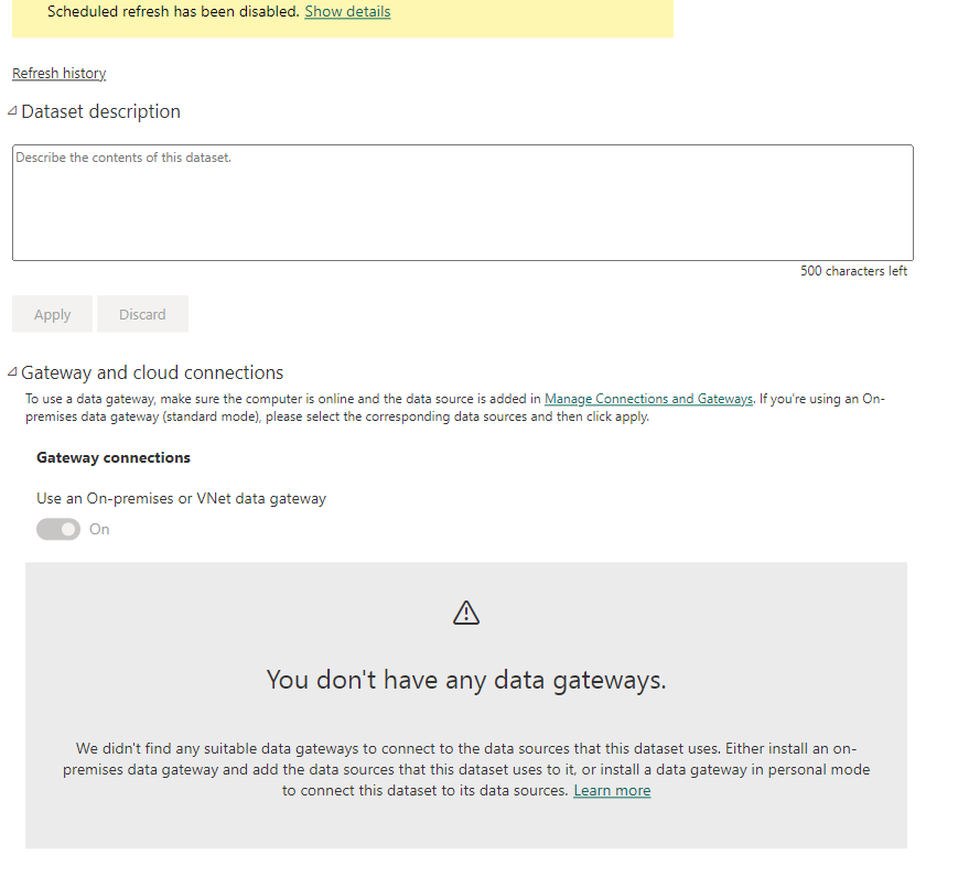 Cannot click "Data source credentials" - Microsoft Fabric Community