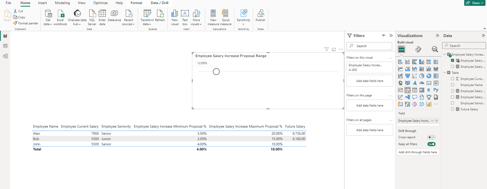 Solved: Dynamic slicer increase percentage - Microsoft Fabric Community