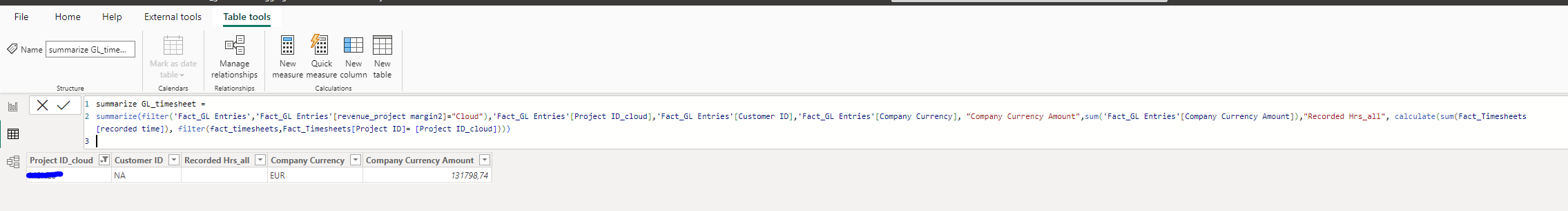 how to summarize data from two fact table - Microsoft Fabric Community