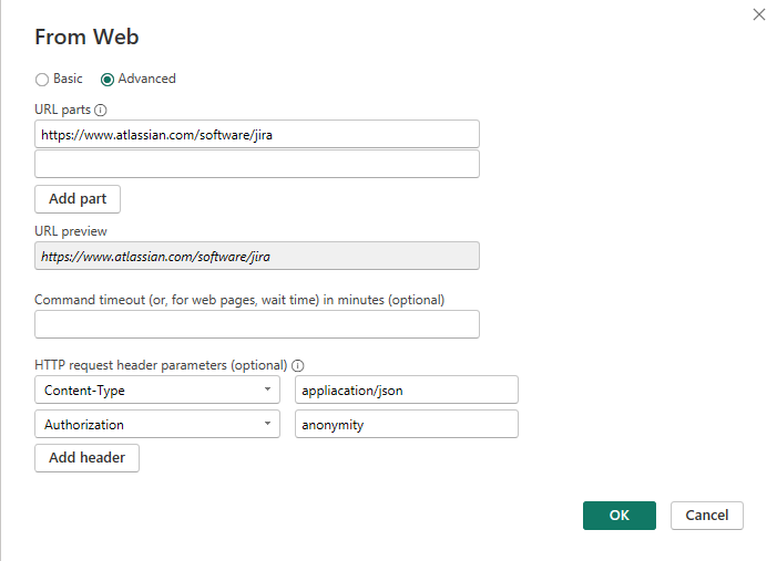 Get Data from web (Jira) - Microsoft Fabric Community