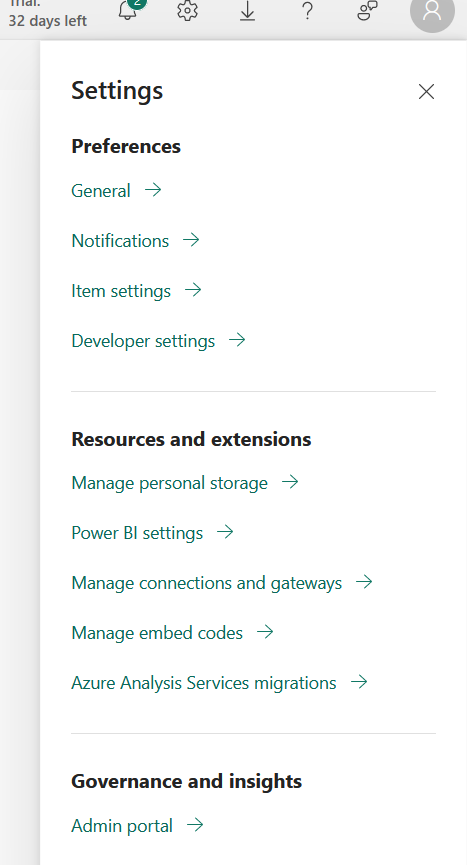 Not able to see the Power BI alerts(Manage alerts) - Microsoft Fabric ...