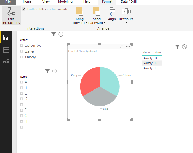 filtering slicer/filter values based on selection ... - Microsoft ...