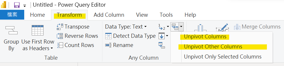 Solved: Unpivot a table with calculated columns & make a t ...