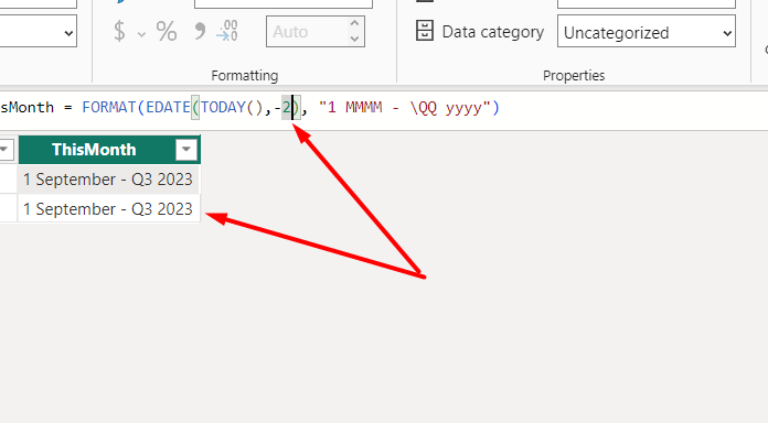 Dynamic Month text - DAX - Microsoft Fabric Community