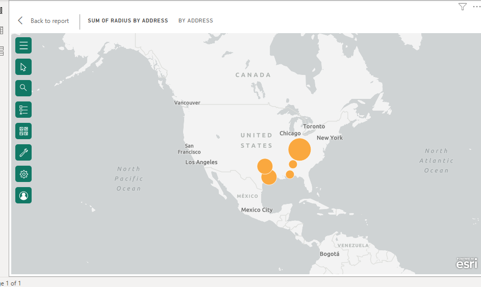 Creating Map with bubbles that don't change size w... - Microsoft ...