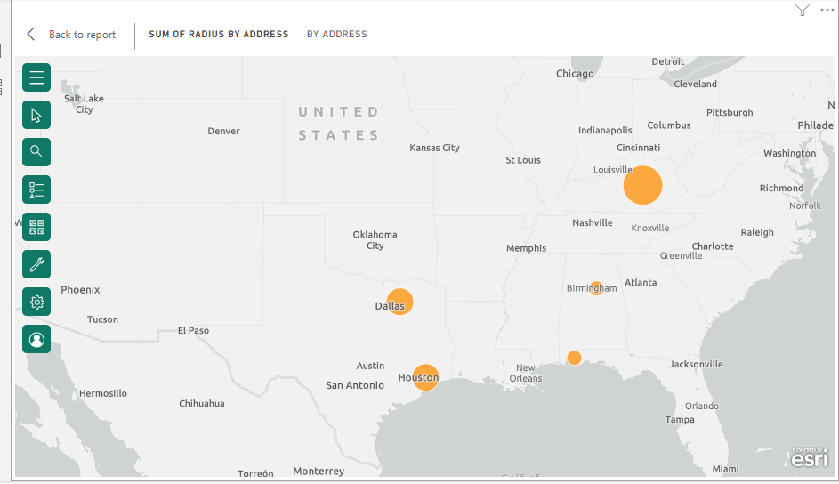 Creating Map with bubbles that don't change size w... - Microsoft ...