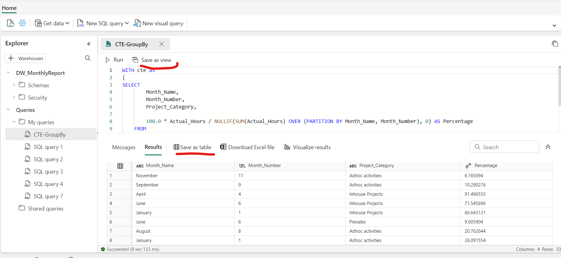 Solved: Re: Not able to save CTE as Table or View - Microsoft Fabric ...