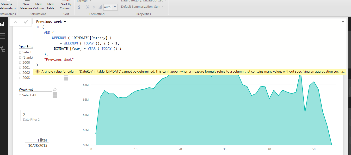 Solved: Create Previous Week Filter? - Microsoft Fabric Community