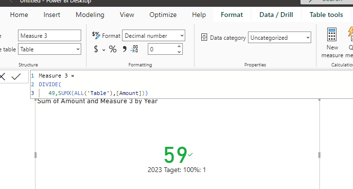 PowerBI KPI Visualization - Microsoft Fabric Community