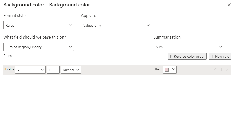 Conditional Formatting created in Desktop version ... - Microsoft ...