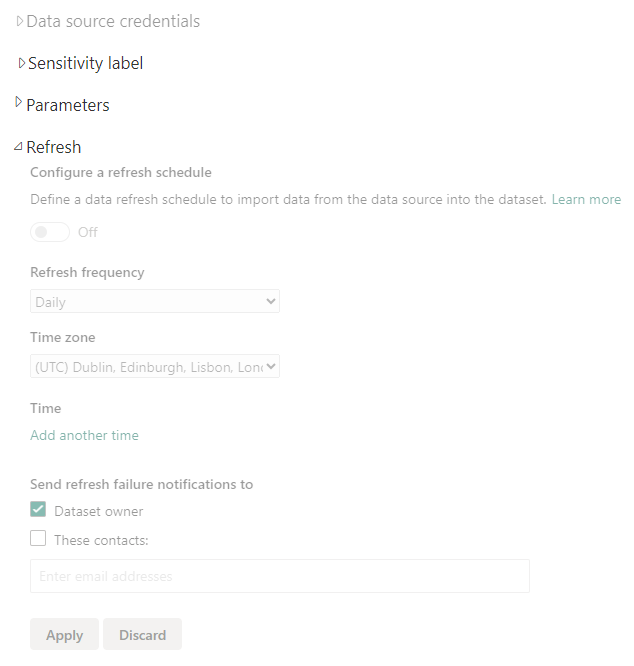 Solved: Unable to Schedule Refresh - Microsoft Fabric Community
