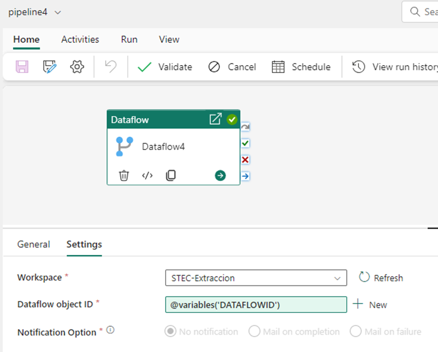 Error using Dataflow activity in Pipeline with dyn... - Microsoft ...