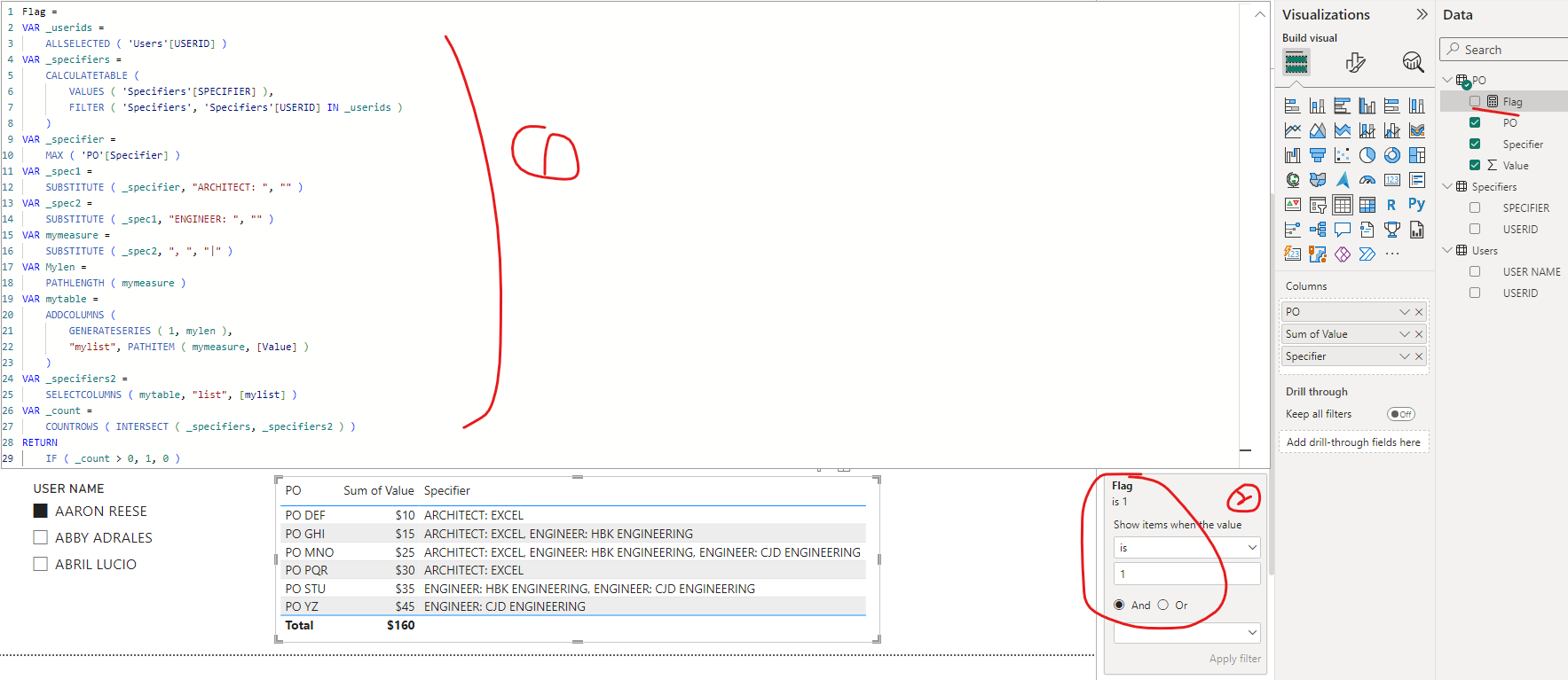 Solved: Using Slicer Selection to Filter large table with ...