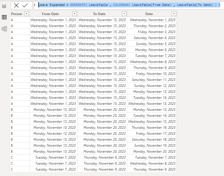 Solved: Days between two dates. Kinda.... - Microsoft Fabric Community