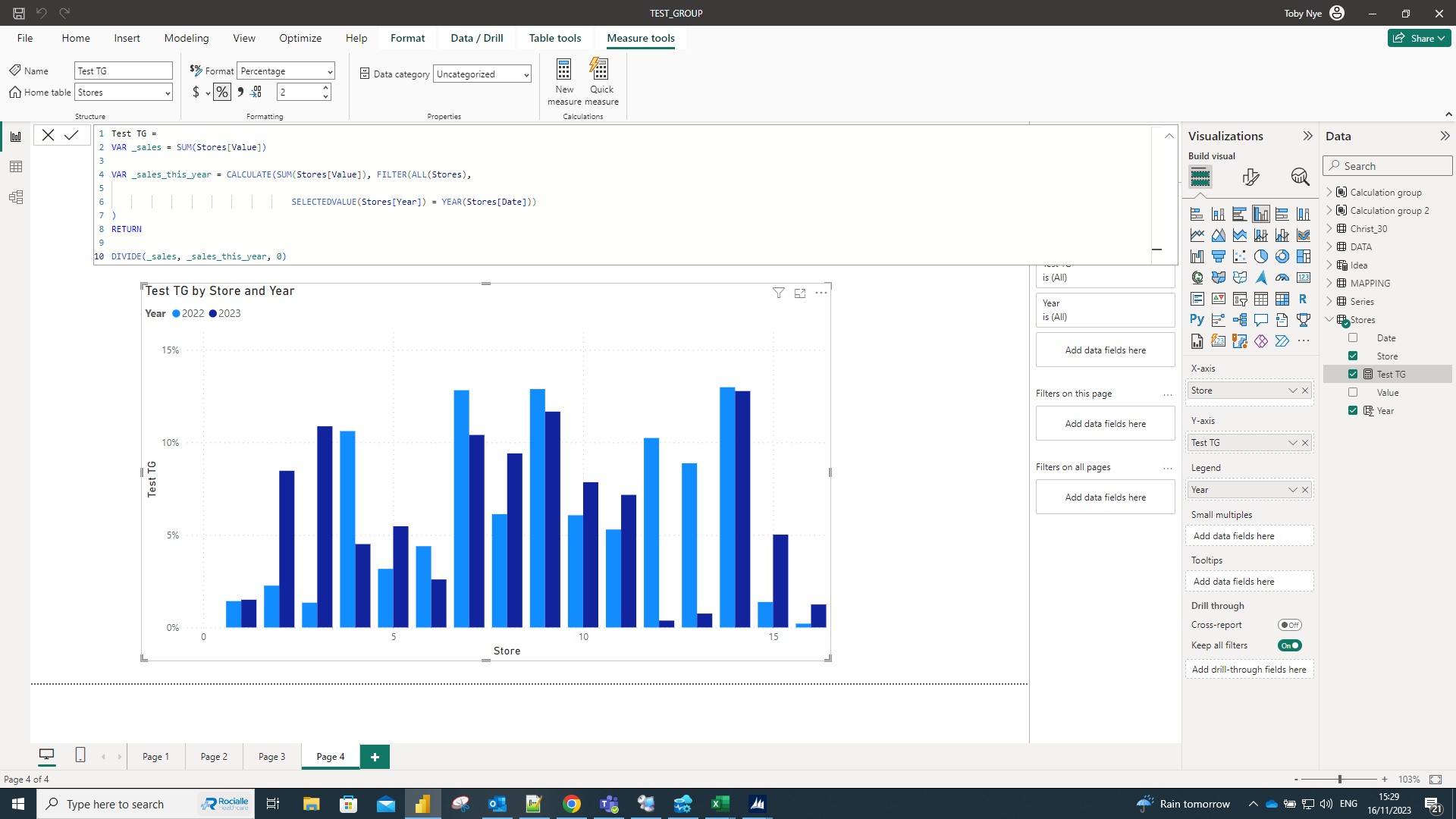 Solved: Two Bar chart separate with different values - Microsoft Fabric ...