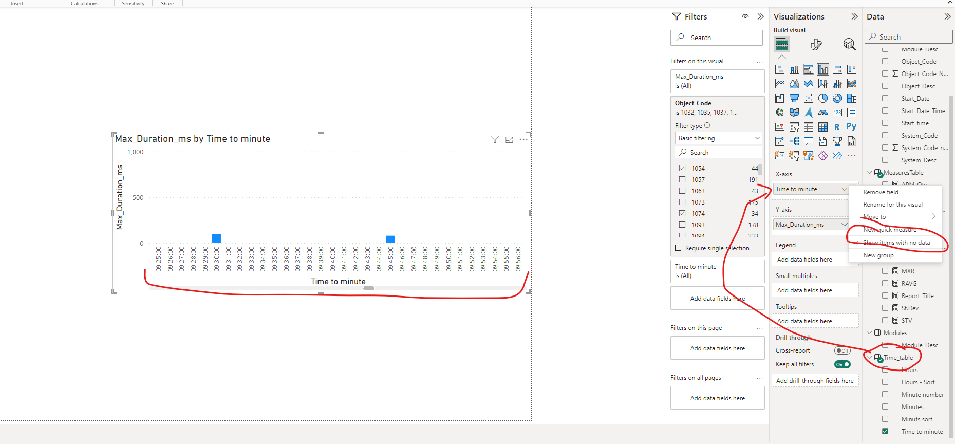 Solved: Show more timestamps on continuous x-axis (lower t ...