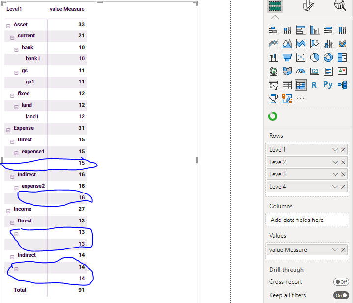 Solved: Hide/remove matrix rows - Microsoft Fabric Community