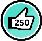 250 Kudos Given