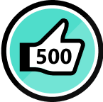 500 Kudos Given